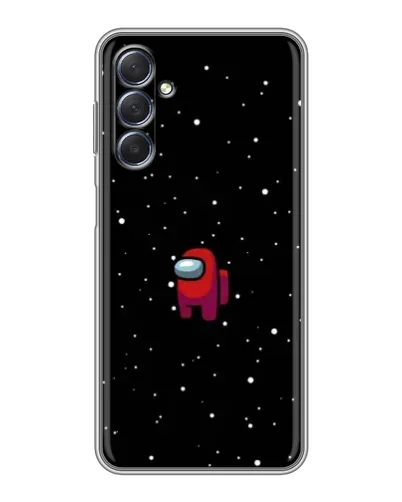 Чехол для Samsung Galaxy M54 (5G) с картинкой «Красный Among Us»