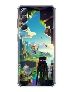 Чехол для Samsung Galaxy M54 (5G) с картинкой «Эндермен в лесу» Чехол для Samsung Galaxy M54 (5G) с картинкой «Эндермен в лесу»