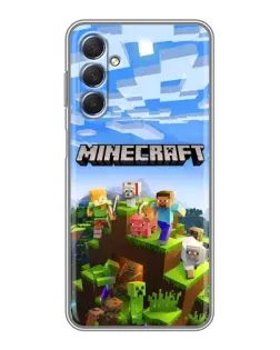 Чехол для Samsung Galaxy M54 (5G) с картинкой «Minecraft классический мир» Чехол для Samsung Galaxy M54 (5G) с картинкой «Minecraft классический мир»