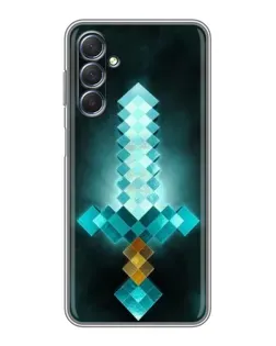 Чехол для Samsung Galaxy M54 (5G) с картинкой «Алмазный меч неон» Чехол для Samsung Galaxy M54 (5G) с картинкой «Алмазный меч неон»