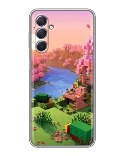 Чехол для Samsung Galaxy M54 (5G) с картинкой «Розовое дерево Minecraft» Чехол для Samsung Galaxy M54 (5G) с картинкой «Розовое дерево Minecraft»