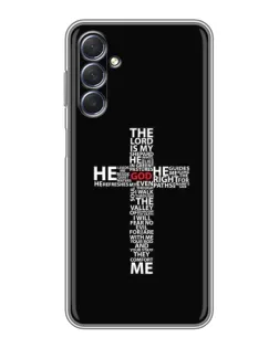 Чехол для Samsung Galaxy M54 (5G) с картинкой «Текстовый крест»