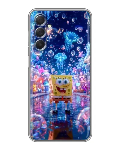 Чехол для Samsung Galaxy M54 (5G) с картинкой «Неоновый океан»