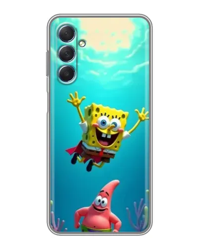 Чехол для Samsung Galaxy M54 (5G) с картинкой «Спанч Боб под водой» Чехол для Samsung Galaxy M54 (5G) с картинкой «Спанч Боб под водой»