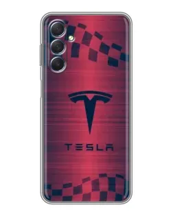 Чехол для Samsung Galaxy M54 (5G) с картинкой «Тесла красный карбон» Чехол для Samsung Galaxy M54 (5G) с картинкой «Тесла красный карбон»