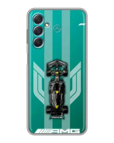 Чехол для Samsung Galaxy M54 (5G) с картинкой «Mercedes AMG Petronas»