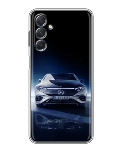 Чехол для Samsung Galaxy M54 (5G) с картинкой «Ночной Mercedes EQ»