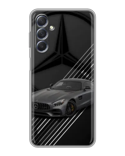 Чехол для Samsung Galaxy M54 (5G) с картинкой «Mercedes AMG — графика»