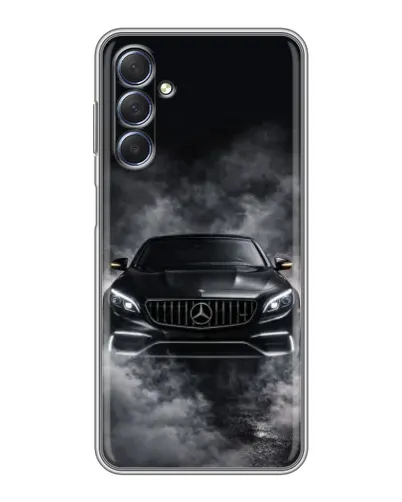 Чехол для Samsung Galaxy M54 (5G) с картинкой «Mercedes в дыму»