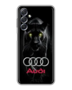 Чехол для Samsung Galaxy M54 (5G) с картинкой «Пантера и Audi» Чехол для Samsung Galaxy M54 (5G) с картинкой «Пантера и Audi»