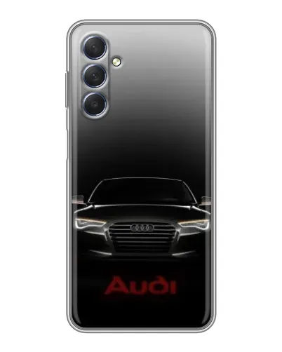 Чехол для Samsung Galaxy M54 (5G) с картинкой «Audi — градиентный контур»