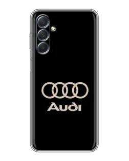 Чехол для Samsung Galaxy M54 (5G) с картинкой «Audi — золотой логотип» Чехол для Samsung Galaxy M54 (5G) с картинкой «Audi — золотой логотип»