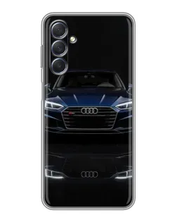 Чехол для Samsung Galaxy M54 (5G) с картинкой «Audi — ночное отражение» Чехол для Samsung Galaxy M54 (5G) с картинкой «Audi — ночное отражение»