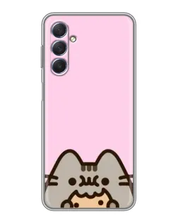 Чехол для Samsung Galaxy M54 (5G) с картинкой «Pusheen и печенье» Чехол для Samsung Galaxy M54 (5G) с картинкой «Pusheen и печенье»