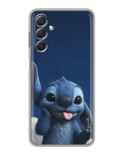 Чехол для Samsung Galaxy M54 (5G) с картинкой «Стич в облаках»