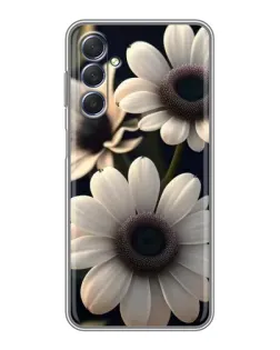 Чехол для Samsung Galaxy M54 (5G) с картинкой «Белые маргаритки макро»