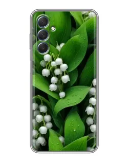 Чехол для Samsung Galaxy M54 (5G) с картинкой «Ландыши в зелени»