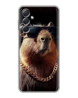 Чехол для Samsung Galaxy M54 (5G) с картинкой «Капибара золотая цепь» Чехол для Samsung Galaxy M54 (5G) с картинкой «Капибара золотая цепь»