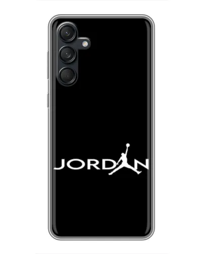 Чехол для Samsung Galaxy M55 5G с картинкой «Jordan White Logo» Чехол для Samsung Galaxy M55 5G с картинкой «Jordan White Logo»