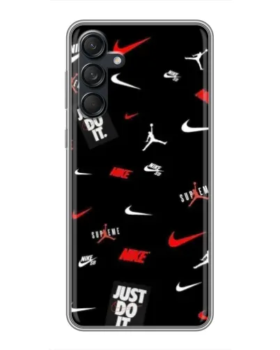 Чехол для Samsung Galaxy M55 5G с картинкой «Nike Mix Pattern» Чехол для Samsung Galaxy M55 5G с картинкой «Nike Mix Pattern»