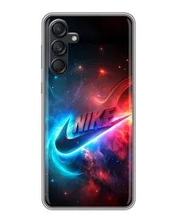 Чехол для Samsung Galaxy M55 5G с картинкой «Огненный логотип Nike» Чехол для Samsung Galaxy M55 5G с картинкой «Огненный логотип Nike»