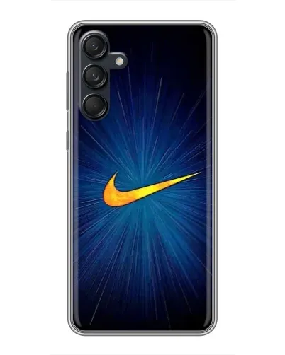 Чехол для Samsung Galaxy M55 5G с картинкой «Синий пульс Nike» Чехол для Samsung Galaxy M55 5G с картинкой «Синий пульс Nike»