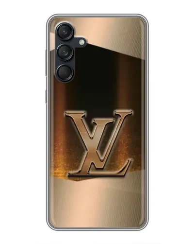 Чехол для Samsung Galaxy M55 5G с картинкой «LV — золотое сияние»