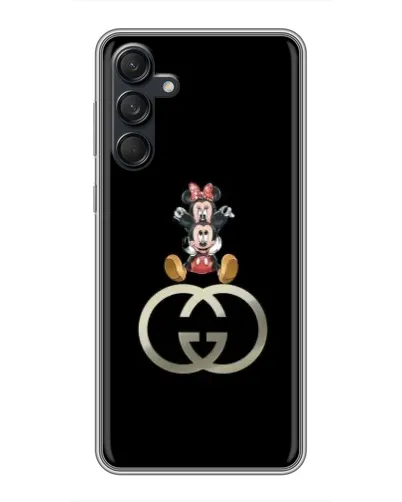Чехол для Samsung Galaxy M55 5G с картинкой «Минни Маус на лого» Чехол для Samsung Galaxy M55 5G с картинкой «Минни Маус на лого»