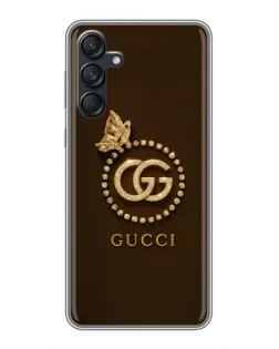 Чехол для Samsung Galaxy M55 5G с картинкой «Gucci — золотая бабочка» Чехол для Samsung Galaxy M55 5G с картинкой «Gucci — золотая бабочка»