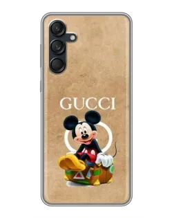 Чехол для Samsung Galaxy M55 5G с картинкой «Микки Маус Gucci — крафт» Чехол для Samsung Galaxy M55 5G с картинкой «Микки Маус Gucci — крафт»