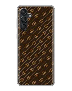 Чехол для Samsung Galaxy M55 5G с картинкой «Gucci — золотые диагонали» Чехол для Samsung Galaxy M55 5G с картинкой «Gucci — золотые диагонали»