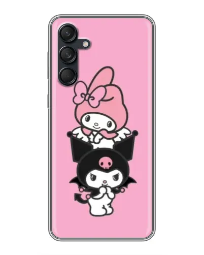 Чехол для Samsung Galaxy M55 5G с картинкой «My Melody и Kuromi»