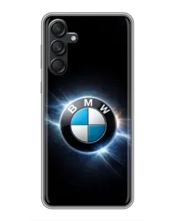 Чехол для Samsung Galaxy M55 5G с картинкой «BMW — неоновое сияние» Чехол для Samsung Galaxy M55 5G с картинкой «BMW — неоновое сияние»