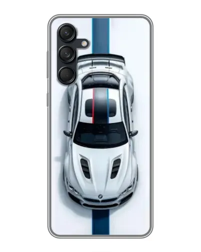 Чехол для Samsung Galaxy M55 5G с картинкой «Вид сверху — BMW M»