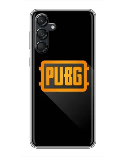 Чехол для Samsung Galaxy M55 5G с картинкой «PUBG — рамка лого»