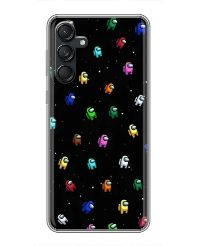 Чехол для Samsung Galaxy M55 5G с картинкой «Экипаж Among Us» Чехол для Samsung Galaxy M55 5G с картинкой «Экипаж Among Us»