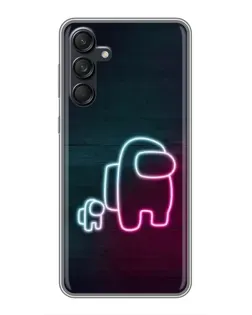 Чехол для Samsung Galaxy M55 5G с картинкой «Among Us неон-арт» Чехол для Samsung Galaxy M55 5G с картинкой «Among Us неон-арт»