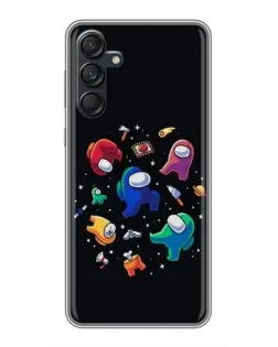 Чехол для Samsung Galaxy M55 5G с картинкой «Among Us космос» Чехол для Samsung Galaxy M55 5G с картинкой «Among Us космос»
