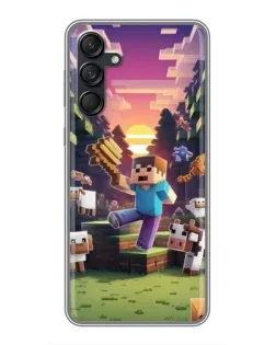 Чохол для Samsung Galaxy M55 5G з картинкою «Стів на фермі» Чохол для Samsung Galaxy M55 5G з картинкою «Стів на фермі»
