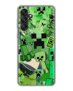 Чохол для Samsung Galaxy M55 5G з картинкою «Кріпери Minecraft» Чохол для Samsung Galaxy M55 5G з картинкою «Кріпери Minecraft»
