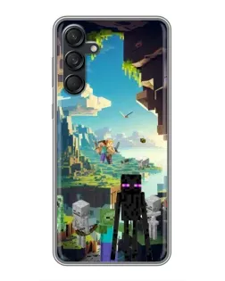 Чохол для Samsung Galaxy M55 5G з картинкою «Ендермен у лісі» Чохол для Samsung Galaxy M55 5G з картинкою «Ендермен у лісі»