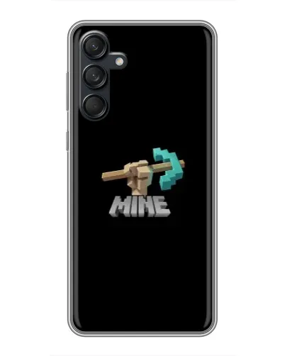 Чехол для Samsung Galaxy M55 5G с картинкой «Алмазная кирка»