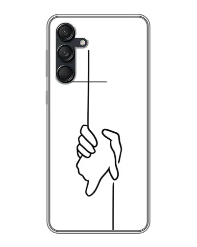 Чехол для Samsung Galaxy M55 5G с картинкой «Рука держит»