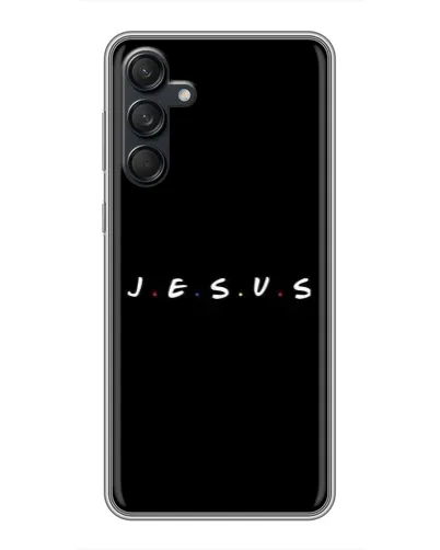 Чехол для Samsung Galaxy M55 5G с картинкой «Точки веры J.E.S.U.S.»