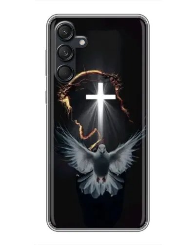 Чехол для Samsung Galaxy M55 5G с картинкой «Голубь и Свет»