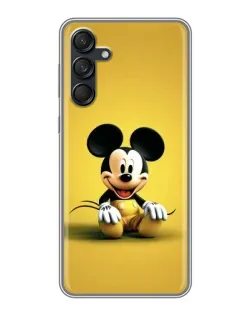 Чехол для Samsung Galaxy M55 5G с картинкой «Микки на желтом»