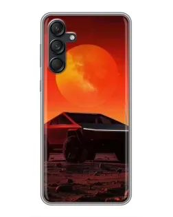 Чехол для Samsung Galaxy M55 5G с картинкой «Cybertruck на Марсе» Чехол для Samsung Galaxy M55 5G с картинкой «Cybertruck на Марсе»