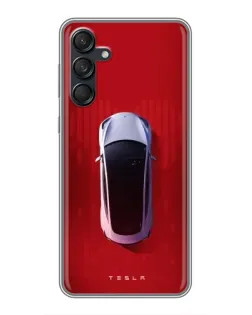Чехол для Samsung Galaxy M55 5G с картинкой «Tesla Top View» Чехол для Samsung Galaxy M55 5G с картинкой «Tesla Top View»