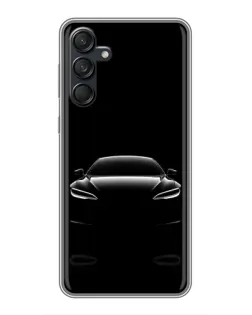 Чехол для Samsung Galaxy M55 5G с картинкой «Силуэт Tesla Night» Чехол для Samsung Galaxy M55 5G с картинкой «Силуэт Tesla Night»