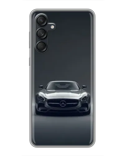 Чехол для Samsung Galaxy M55 5G с картинкой «Mercedes на черном»
